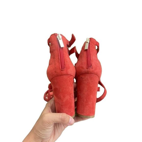 Bleeker & Bond Mindy Red Sandal Women’s Size 7.5M - Picture 4 of 6